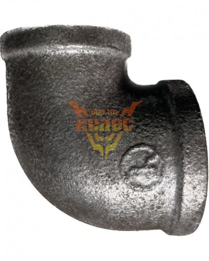 Угольник переходной ковкий чугун 90-Ц-25х20 (1"x3/4") ВР-ВР (G90R 25X20)