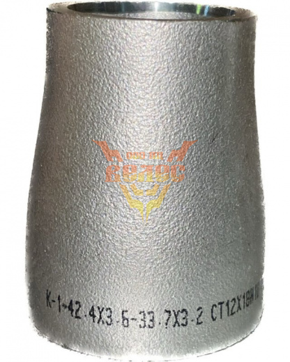 Переход К-1-42,4х3,6-33,7х3,2 ст.12х18н10т геом. по ГОСТ 17378