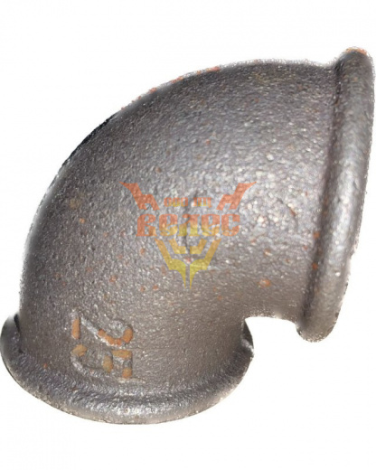 Угольник ковкий чугун 90-25 (1") ВР-ВР (B90 25)